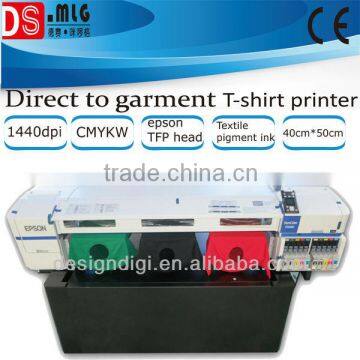 second to one with 4 color 4 station t-shirt screen printing machine