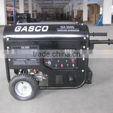 5KW GASCO with 2 wheels and handles alternator generator