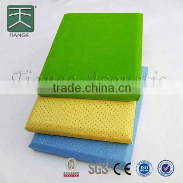 Soundproof fabric acoustic panel acoustic absorption coefficients fiberglass sound absorbing board wall coverings