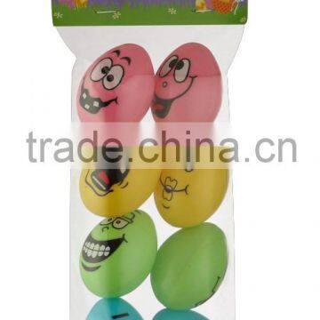 easter eggs with pattern