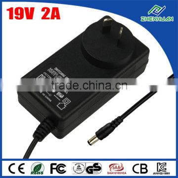 supply power 19v 2000ma linearity electronics adapter