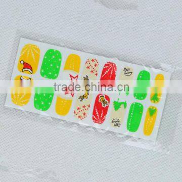 ColorFull CMYK printing Nail Art Christmas Nail Decal