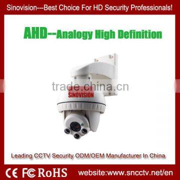 SHENZHEN Factory AHD 960P 1/3" 1.3 MegaPixel CMOS Sensor Mini IR PTZ Indoor Dome CCTV Camera