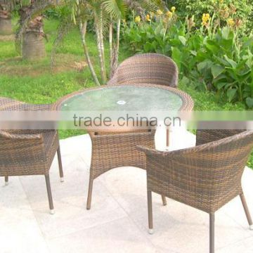 Good Living Global Furniture Long Lifetime Outdoor Dining Table and Chair Leisure Set