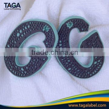 high quality eco-friendly custom gift rubber label