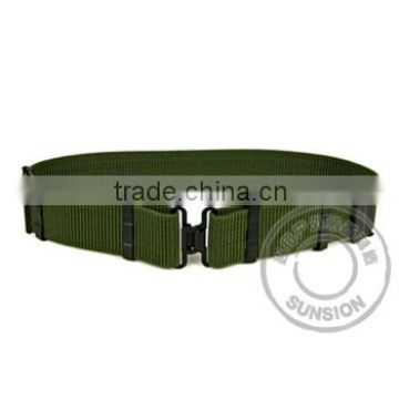 Army Belt / Super-strongNylon or Cotton webbing with metal buckle