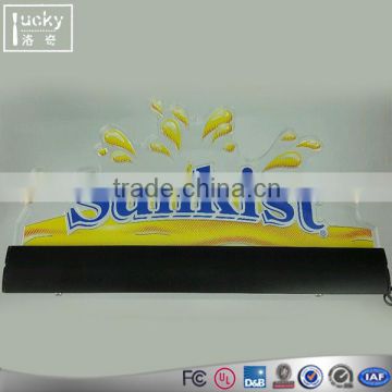 Custom led light sign board for advertise display all shape size customized available