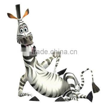 VGQT49-Madagascar zebra statue