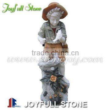 Marble Outdoor Children Garden Statues