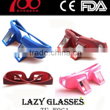 Reversible Prism Glasses Reversible Prism Glasses Watching Movie Lazy Glasses
