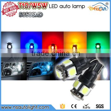 T10 194 168 5SMD 5050 W5W Car LED Light Bulbs with Canbus ERROR Free Lamp White