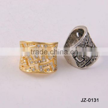 New fashion gold jewelry&rhinestone ring