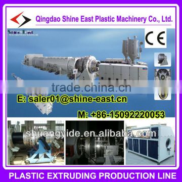 High output 450mm HDPE LDPE Pipe Production Line gas supply pipe production line