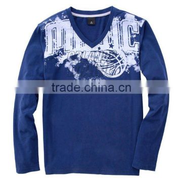 Mens Long Sleeve Cotton T-shirts for Spring and Fall