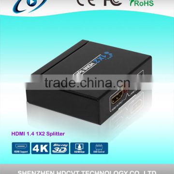Splitter HDMI 2 ports, HDMI 1.4, 4K*2K with EDID
