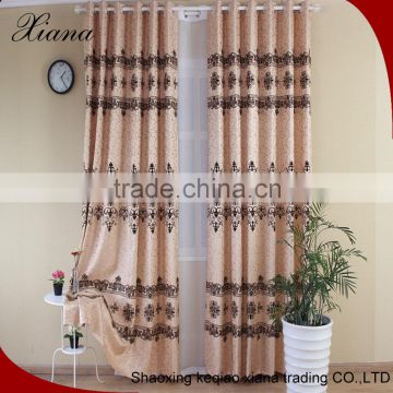 New style flocking fabric curtains,European style window curtains