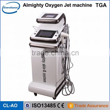 Oxygen Jet Facial Machine 2016 Hot Selling Water Oxygenated Water Machine Portable Facial Machine Wrinkle Removal Oxygen Jet Peel Beauty Machine Cleaning Skin Face Lift