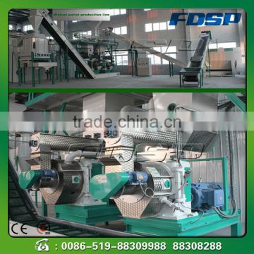 China high reputation manufacturer pellet line Durable and reusable wood pellet press line