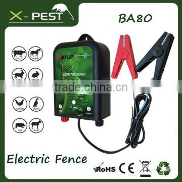 Visson X-pest BA80 electric small animal fence for cattle horse sheep goat exotic animal ostriches llamas pig deer rabbit dog