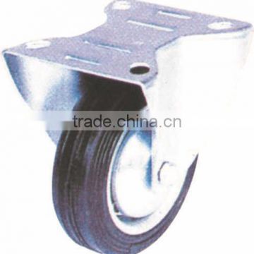caster wheel with material of PP high quality,Fixed Plate Rubber Caster