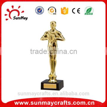 Wholesale chaep resin Oscar trophy for decoration