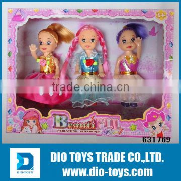 Wholesales slush-molding little princess doll series for girls