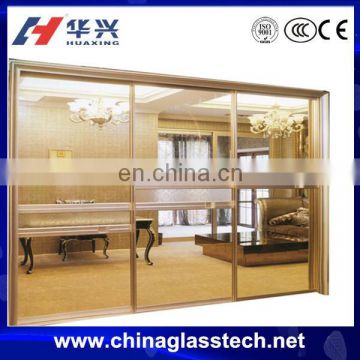 CCC certificate china top brand clear glass metal frame sliding door