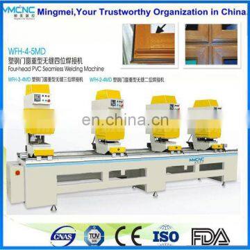 upvc&pvc window door frame fabrication machine three heads seamless welding machine