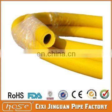 Manufacturer Supply High Pressure 60 Bar 9mm Yellow Flexible PVC LPG Gas hose Pipe, PVC Gas Hose, Plastic PVC Natural Gas Hose