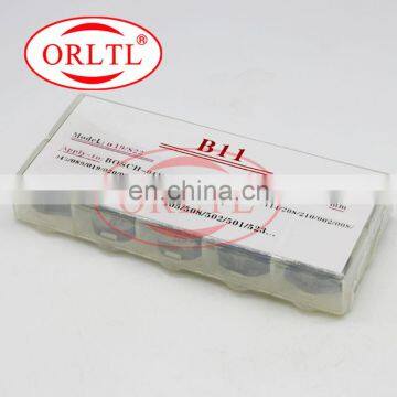 ORLTL 50 Pcs B11 Injector Shims Nozzle Adjustment Washers For Diesel Engine Injection Size 1.2mm-1.38mm
