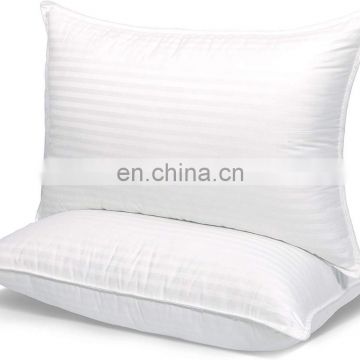 Great For Stomach Sleepers Duck Down Pillow Standard Bed Pillow