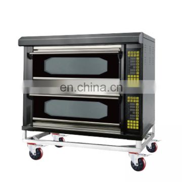 Commercial Electric oven Electric Bakery Oven for bread pizza cake baking machine 2 layers 4 trays style
