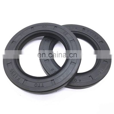 Manufacture Custom Standard Machine Rotary Shaft Lip Seal NBR FKM ACM Oil Seal China NBR FKM Silicone Rubber Double Lips+spring