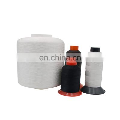 China Factory high tenacity Raw White 100% nylon bond thread 210d 3 white