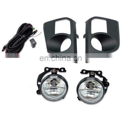 Most popular black color 19 Fog lamp low level and  black frame for MITSUBISH TRITON 2019-2020
