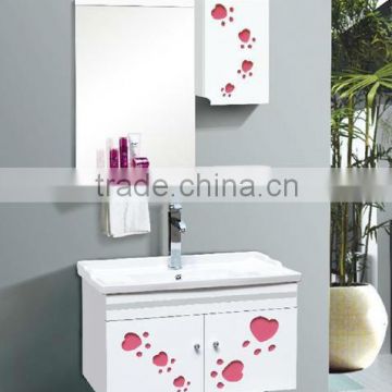 2014 good sale Bathroom Vanity /Basin vanity Sink Vanity with PVC material