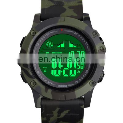 Skmei 1476 Digital Chronograph Resin Strap Camouflage Military Sport Montre Homme Men's Countdown Watch