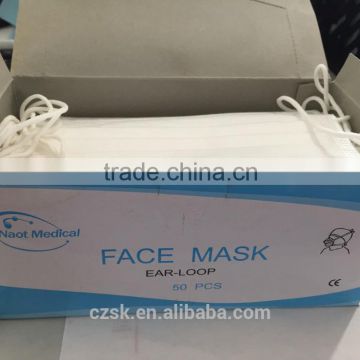 OEM blue 3-ply Ear-loop face mask