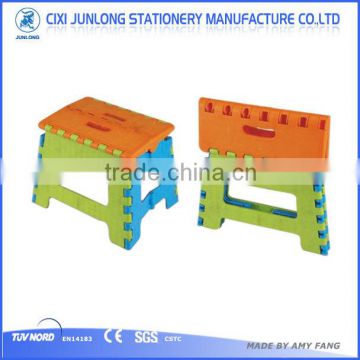 Small plastic folding step stool