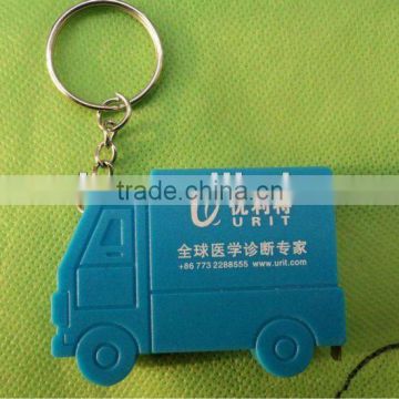 truck shape 1M gift mini measuring tape key ring