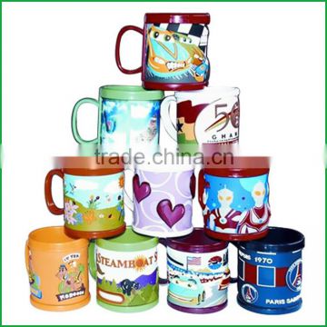 2016 promotional christmas plastic mugs