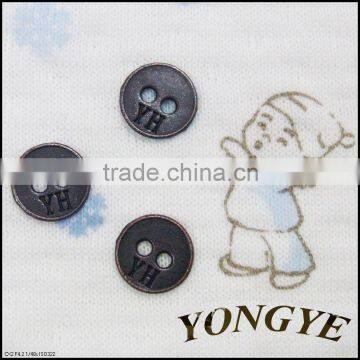 Two holes alloy button