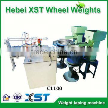 adhesive wheel balancing weight machine