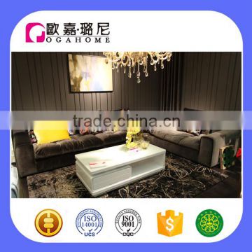 S4901 2015 Living Room Furniture New L Shaped Sofa Designs