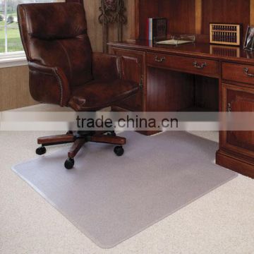 Non-Bad Smell Mat For Office Chair With Lip/Rectangular Shape