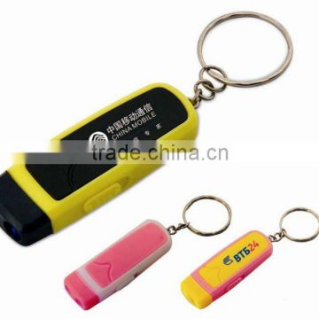 mini LED gift torch with keychain