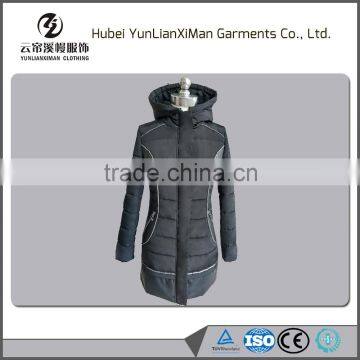 cotton padded women coat with hood YD15019