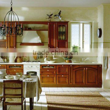 solid wood kitchen cupboard timeber kitchen cabinet