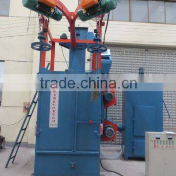 DTQ37 series burnishing machine/hanger type shot blasting machine for machinery workpieces