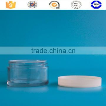60ml/2 oz Transparent clear plastic pet Cream jar container